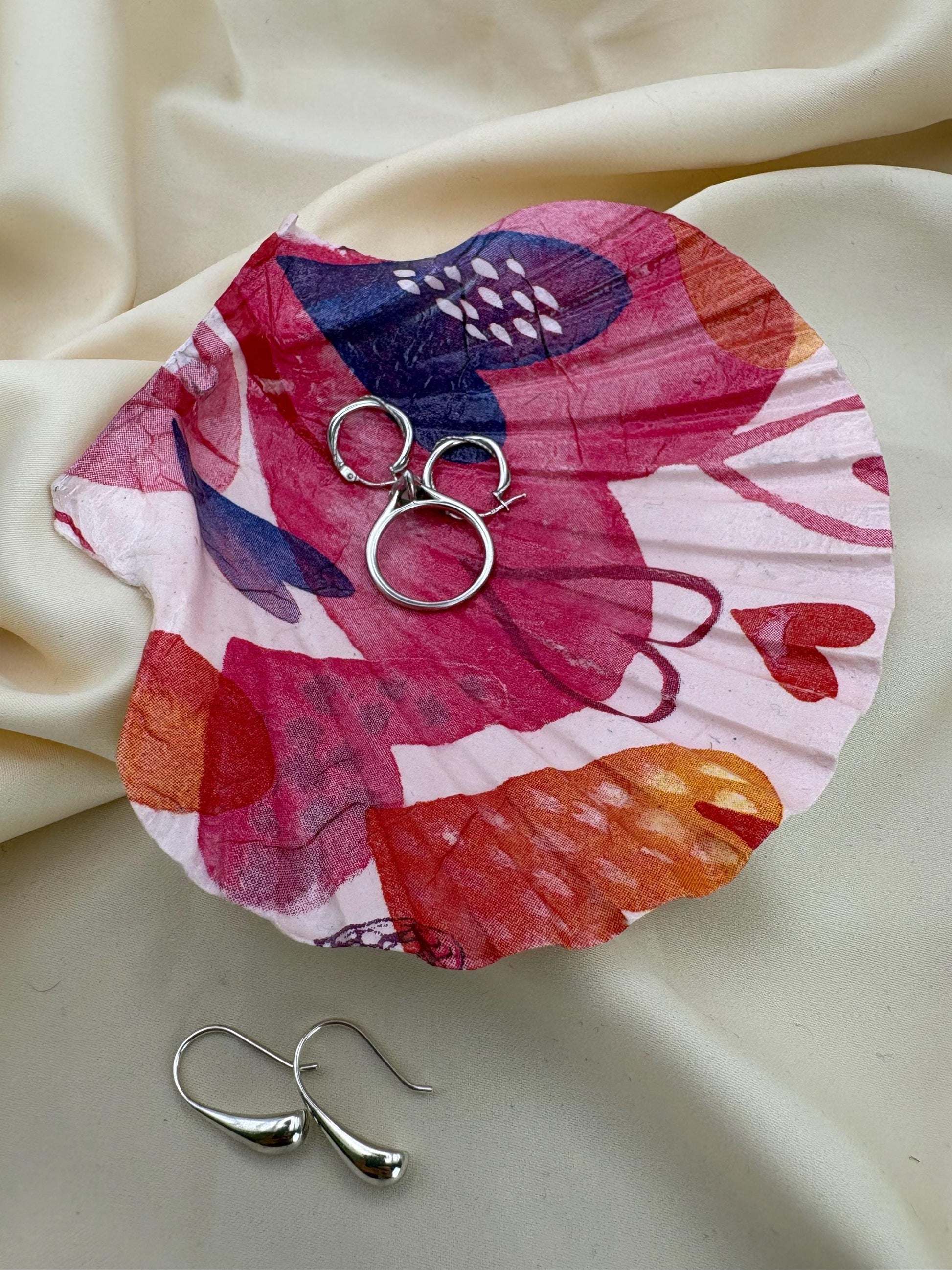 Valentine Scallop Trinket Shell - Pink